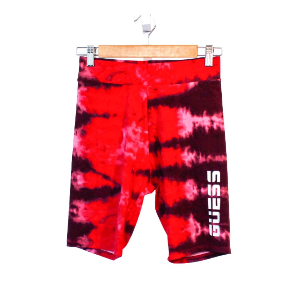 GUESS Tie-Dyed Biker Shorts